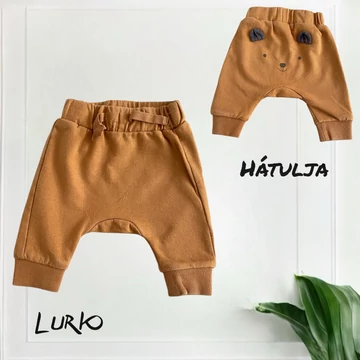 Melegítőnadrág hátul macifüllel