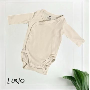 Hosszú ujjú átlapolt body