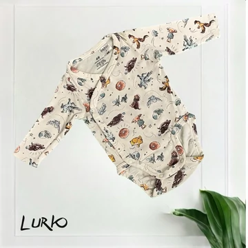 Hosszú ujjú Harry Potter átlapolt body