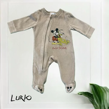 Mickey Mouse polár rugdalózó lábfejjel