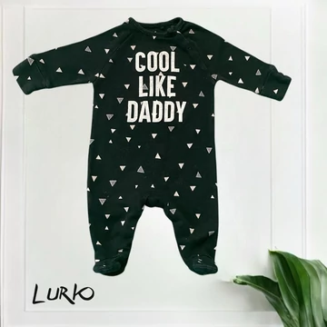 Cool Like Daddy lábfejes rugdalózó kesztyű résszel
