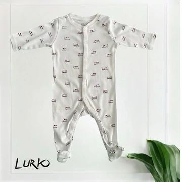 I Love Mummy vékony rugdalózó lábfejjel