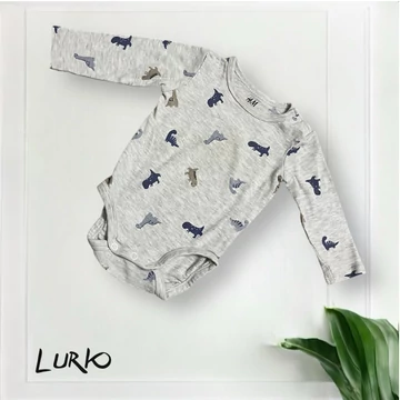 Hosszú ujjú dínós body
