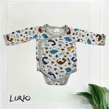 Hosszú ujjú átlapolt body