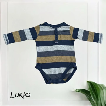 Hosszú ujjú body gombokkal
