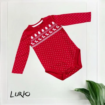 Hosszú ujjú karácsonyi body