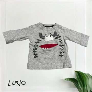 Hosszú ujjú szörnyes póló