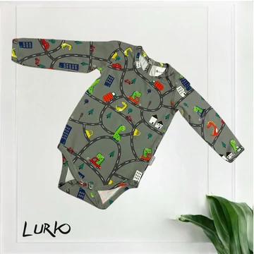 Dínós hosszú ujjú body
