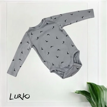Hosszú ujjú dínós body