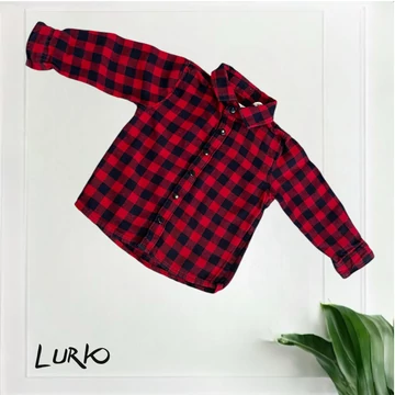 Piros kockás ing