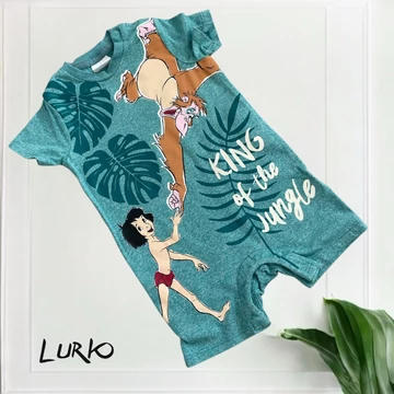 Disney Jungle Book mintás rövid szárú kezeslábas