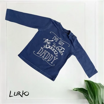Hosszú ujjú póló felirattal