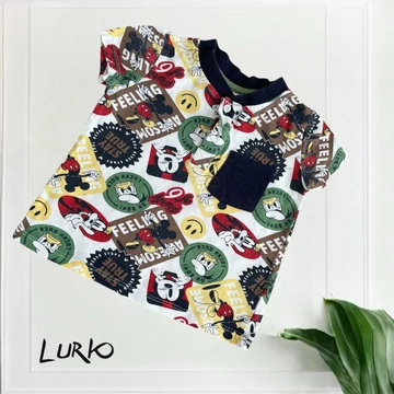 Disney mintás rövid ujjú póló