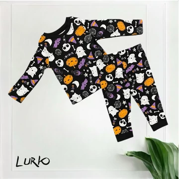 Kétrészes Halloween mintás szett