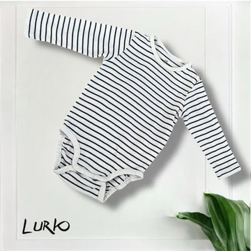 Hosszú ujjú csíkos body