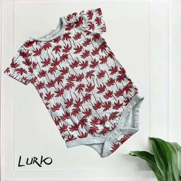 Pálmafás rövid ujjú body