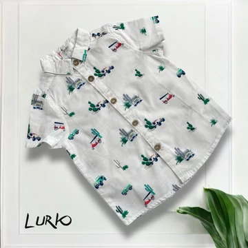 Rövid ujjú mintás ing