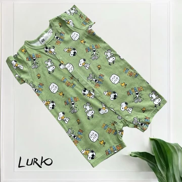 Snoopy rövid szárú kezeslábas