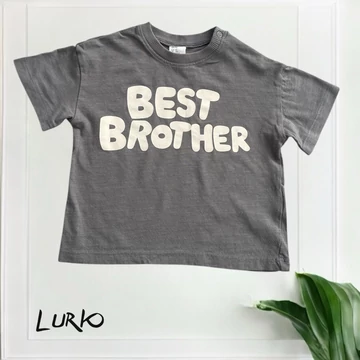 Best Brother oversize feliratos rövid ujjú póló