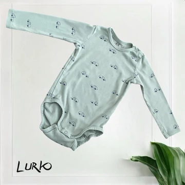 Autó mintás hosszú ujjú body