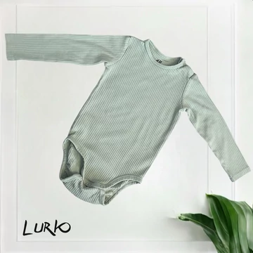 Bordás hosszú ujjú body