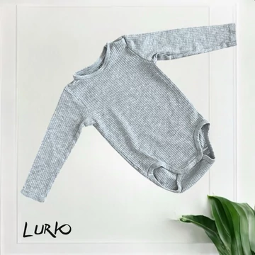 Bordás hosszú ujjú body