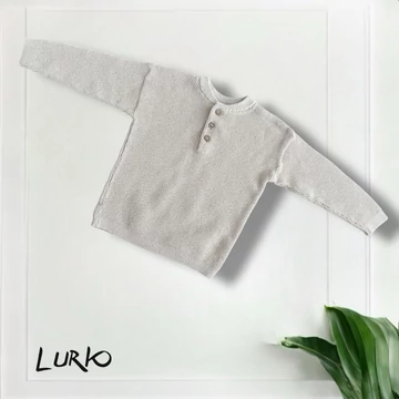 Pulóver elöl gombokkal
