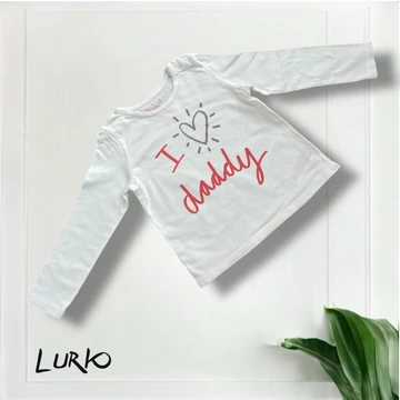 I <3 Dad feliratú hosszú ujjú póló