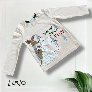Moomin mintás hosszú ujjú póló
