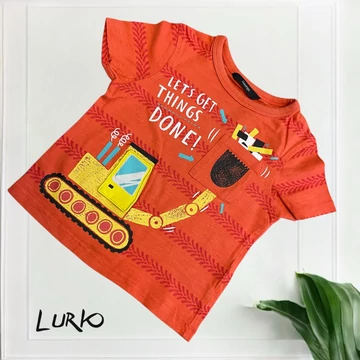 Markoló mintás rövid ujjú póló
