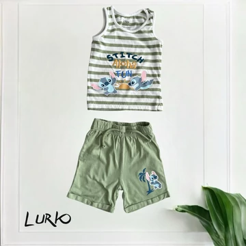 Disney Stitch rövid ujjú szett atlétával