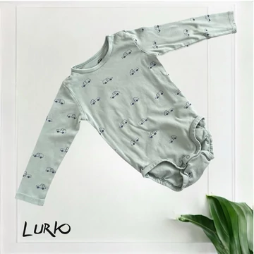 Autó mintás hosszú ujjú body