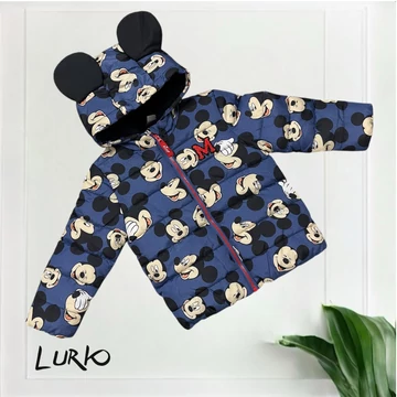 Mickey Mouse mintás télikabát
