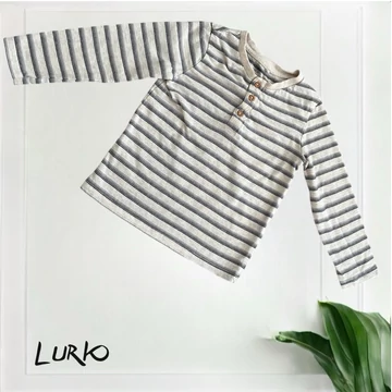 Hosszú ujjú Henley póló