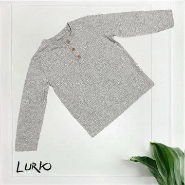 Hosszú ujjú Henley póló