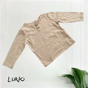 Hosszú ujjú Henley póló
