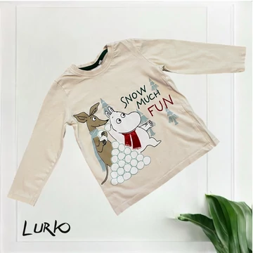 Moomin mintás hosszú ujjú póló