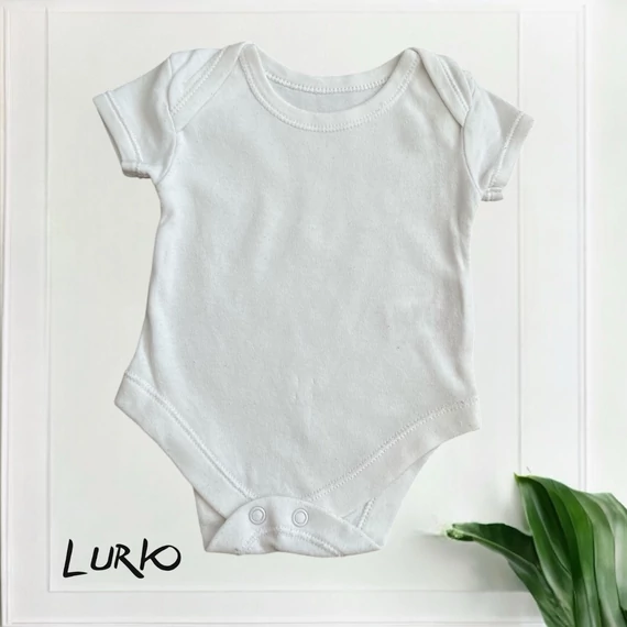 Fehér rövid ujjú body