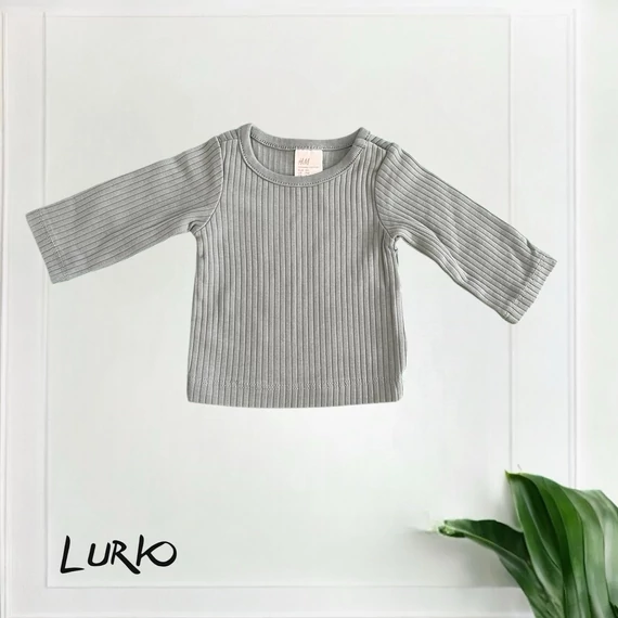 Hosszú ujjú bordás póló