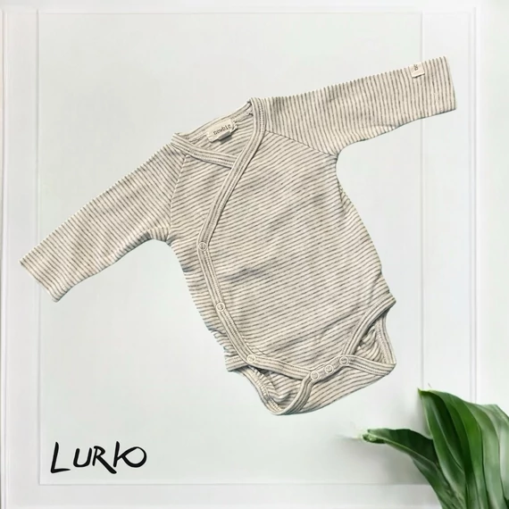Hosszú ujjú átlapolt body