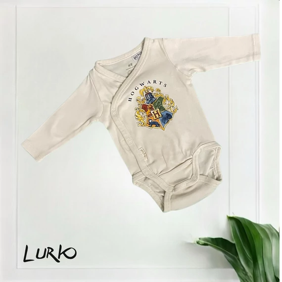 Hosszú ujjú Harry Potter átlapolt body