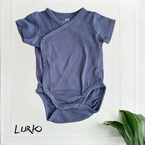 Rövid ujjú átlapolt body