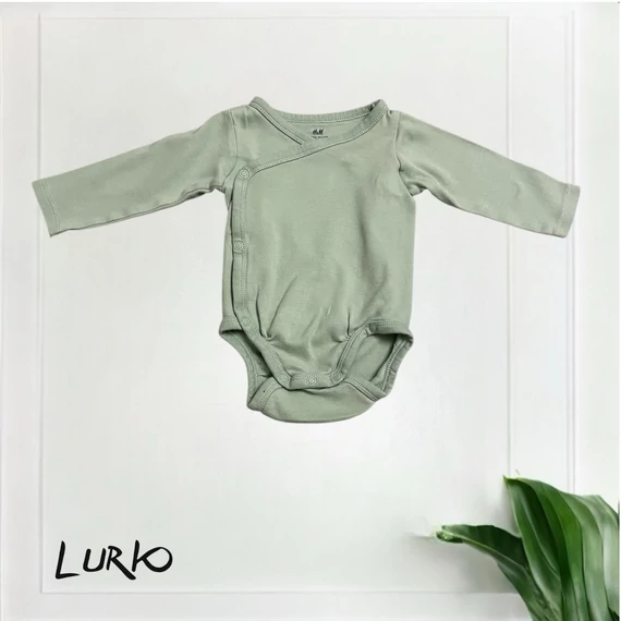 Hosszú ujjú átlapolt body