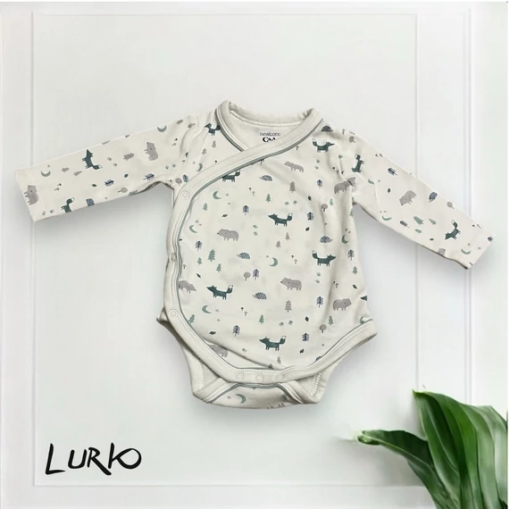 Hosszú ujjú átlapolt body