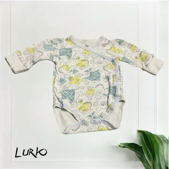 Hosszú ujjú átlapolt body