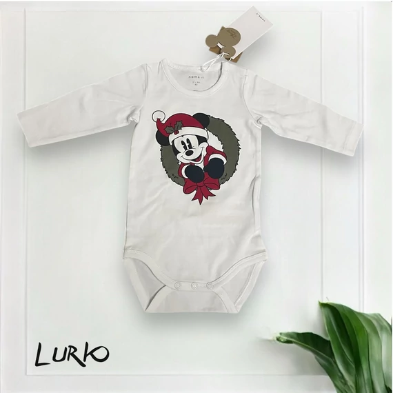 Mickes Mouse hosszú ujjú body