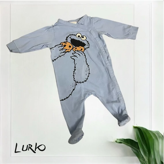 Sesame Street lábfejes rugdalózó