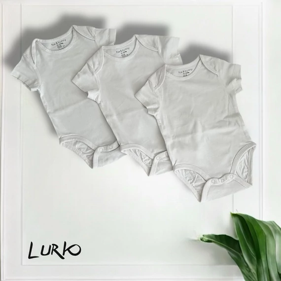 3 db rövid ujjú body