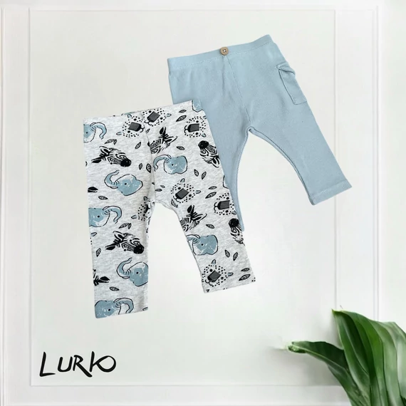 2 db bordás legging