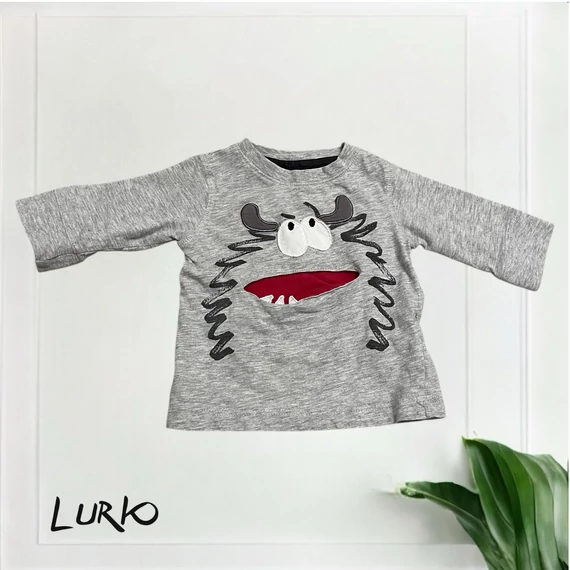 Hosszú ujjú szörnyes póló